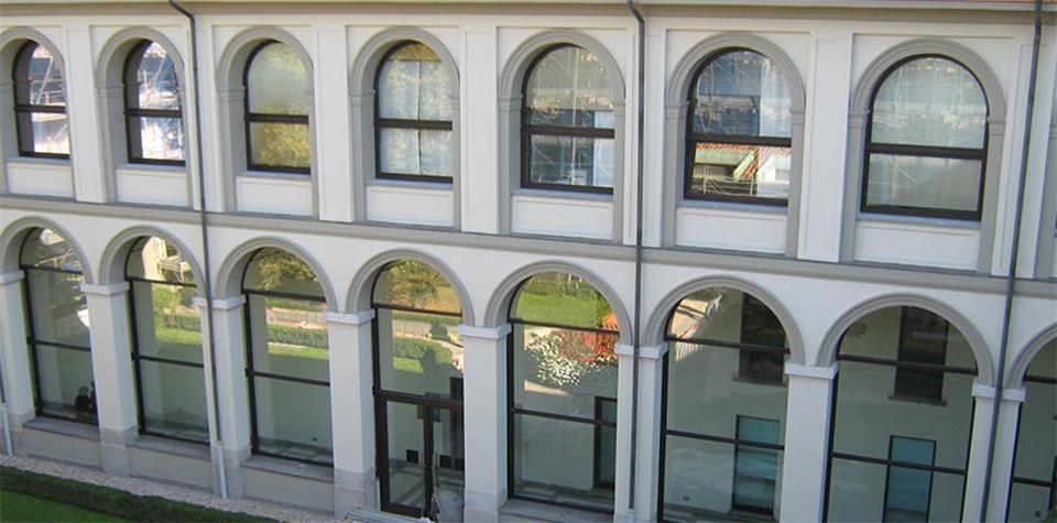 Condominio Corso Magenta 59 (Palazzo Stelline), Milano - fronte su chiostro