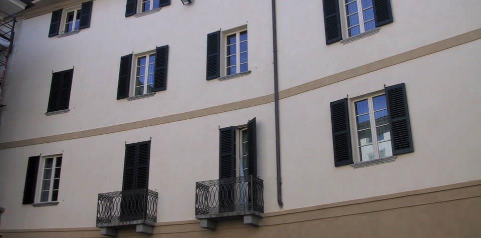 Palazzo Paribelli, Sondrio - fronte Est 