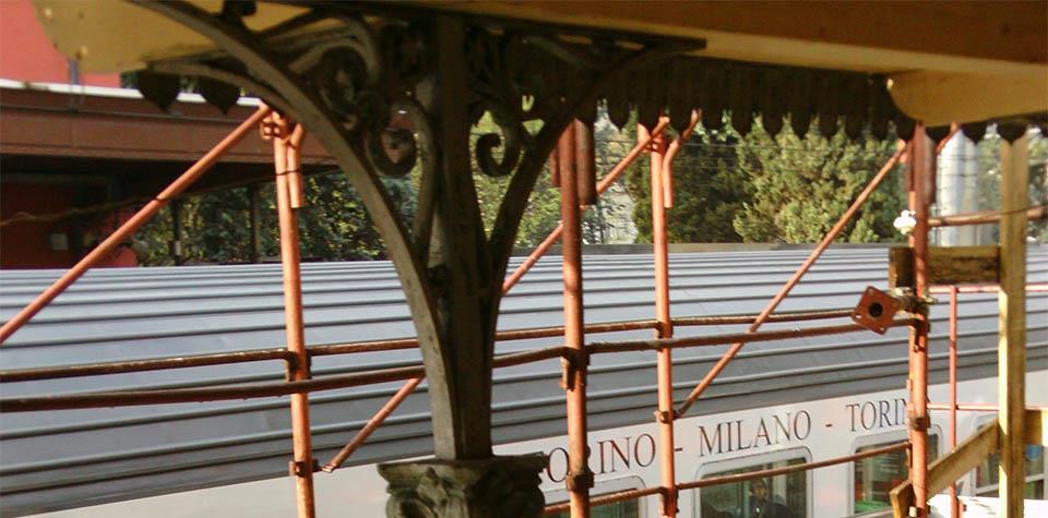 Stazione FS Magenta (MI) – sverniciatura elementi metallici