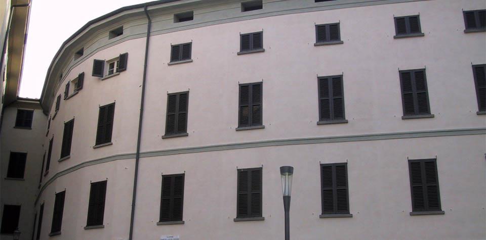 Palazzo Giacconi, Sondrio - fronte Ovest 