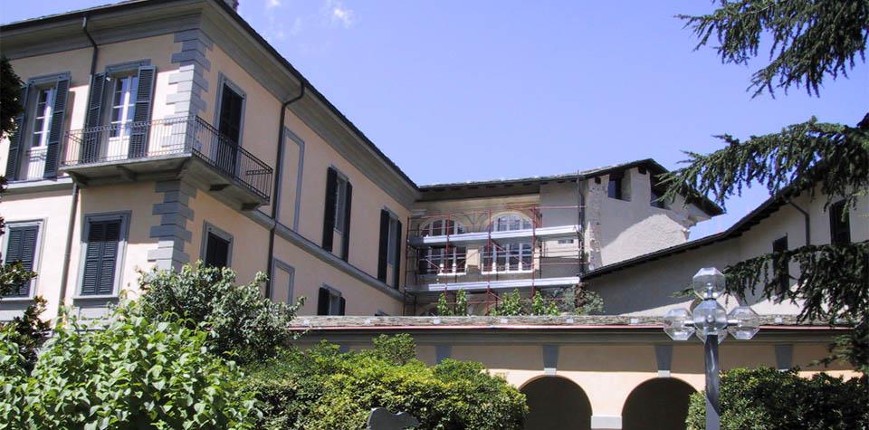Palazzo Sertoli, Sondrio - fronte Sud e limonaia